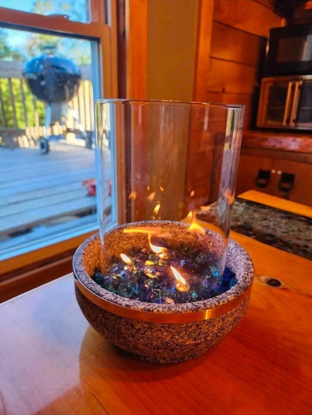 Handmade Tabletop Firepit - Picture 2 of 5